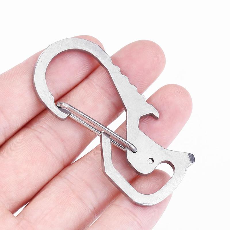 Outdoor Multifunction Keychain Waist Hanging Carabiner Camping Screwdriver-ebowsos