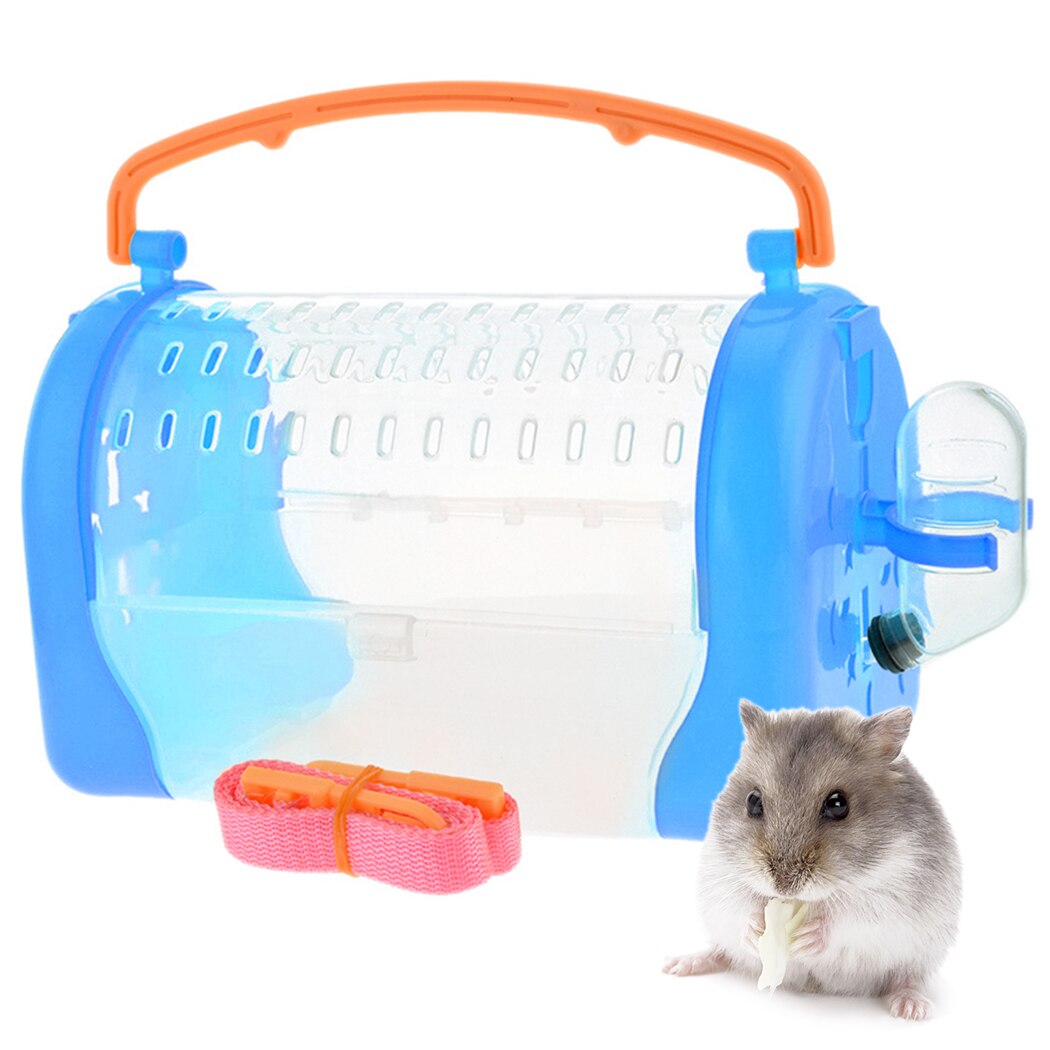 Outdoor Pet Portable Carring Cases Small Pet Travel Bag Hamster Carrier Breathable Shoulder Bags Strap Small Animal Supplies-ebowsos