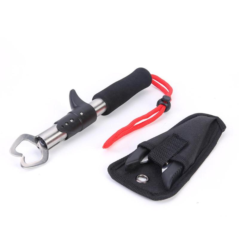 Outdoor Portable Stainless Steel Fishing Pliers Fish Grip Tackle Set w/ Bag-ebowsos