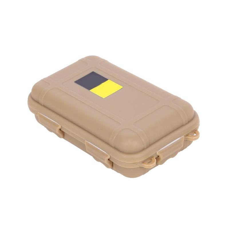 Outdoor Shockproof Waterproof Airtight Survival Storage Carrying Box Emergency Airtight Pill Holder Survival Sundry Container-ebowsos