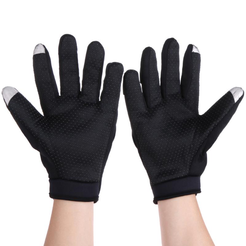 Outdoor Sports Hiking Winter Bicycle Bike Cycling Gloves For Men Women Windstopper Simulated Leather Soft Warm Gloves-ebowsos