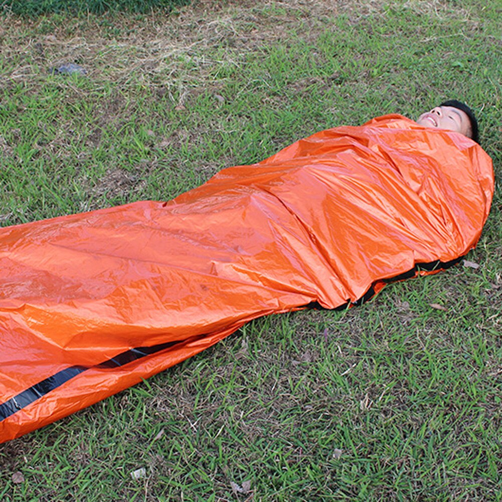 Outdoor Survival Mat Pad Foil Thermal Space First Aid Emergency Blanket Survival To Keep Warm Sleeping Bag Emergency Shelter-ebowsos