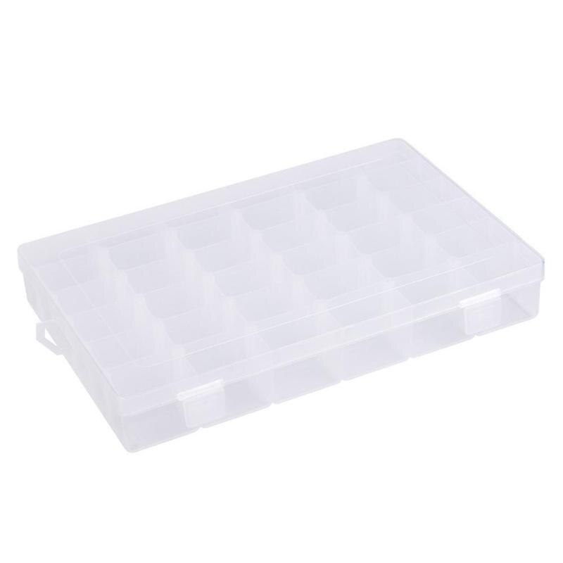 PP Plastic Fishing Tackle Box 18/36/24 Compartment Lure Bait Hook Organizer Storage Case Fishing Accessories-ebowsos