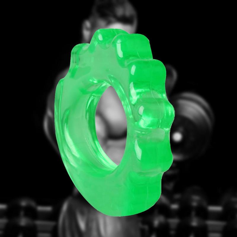 PVC Hand Gripper Ring Grip Trainer Strengthener Fitness Equipment Silicone Finger Gripper Strength Trainer Finger Expander-ebowsos