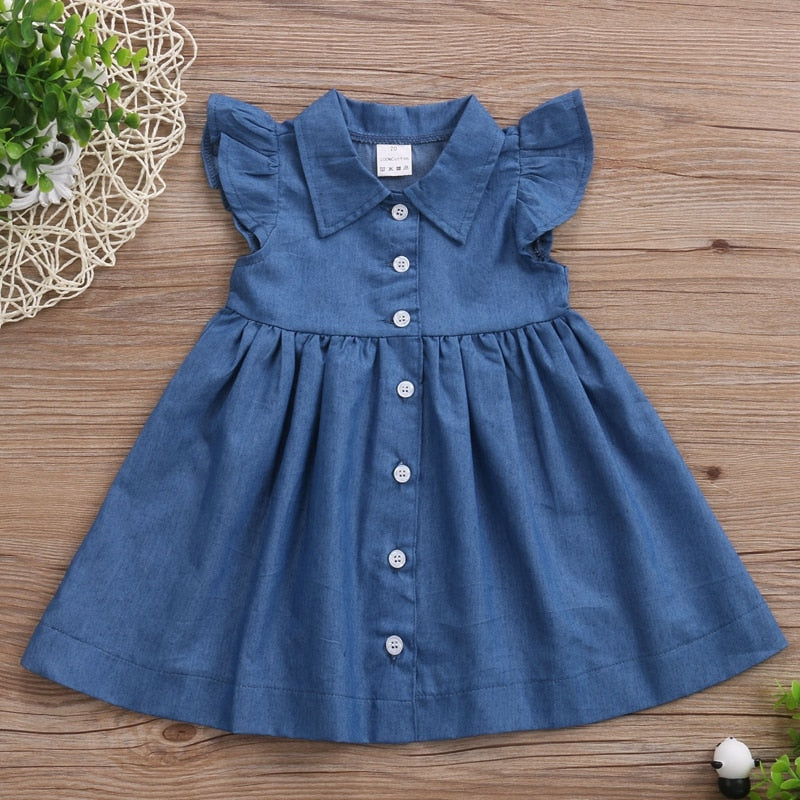 Party Dress Kids Dresses For Girls Summer Sleeveless Toddler Baby Kids Girl Princess Summer Sundress Party Dress Clothes - ebowsos