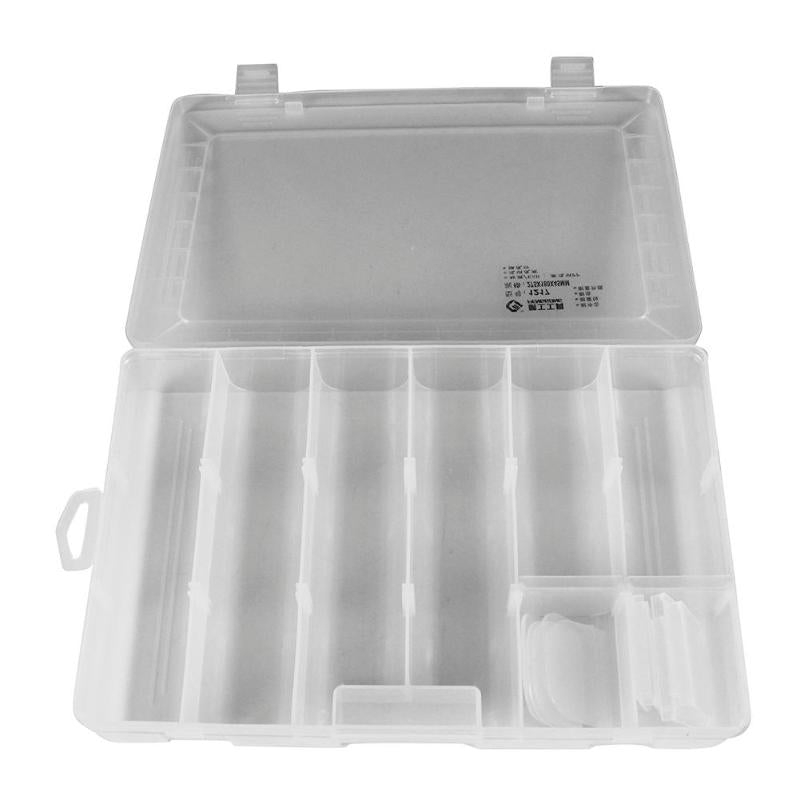 Penggong Durable Transparent Component Storage Box Plastic Case Organizer - ebowsos