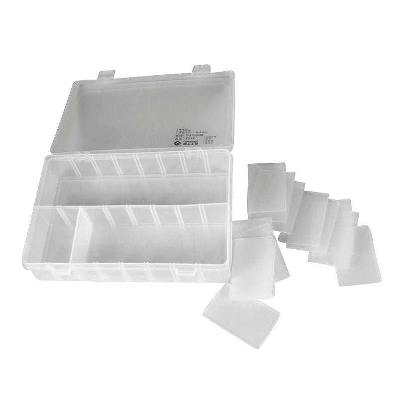 Penggong Durable Transparent Component Storage Box Plastic Case Organizer - ebowsos