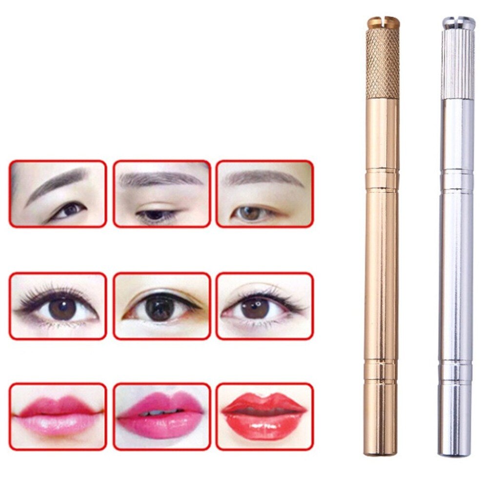 Permanent Eyebrow Tattoo Pen Embroidered Eyebrow Makeup Tattooing Machine Microblading Pen Makeup Supplies - ebowsos