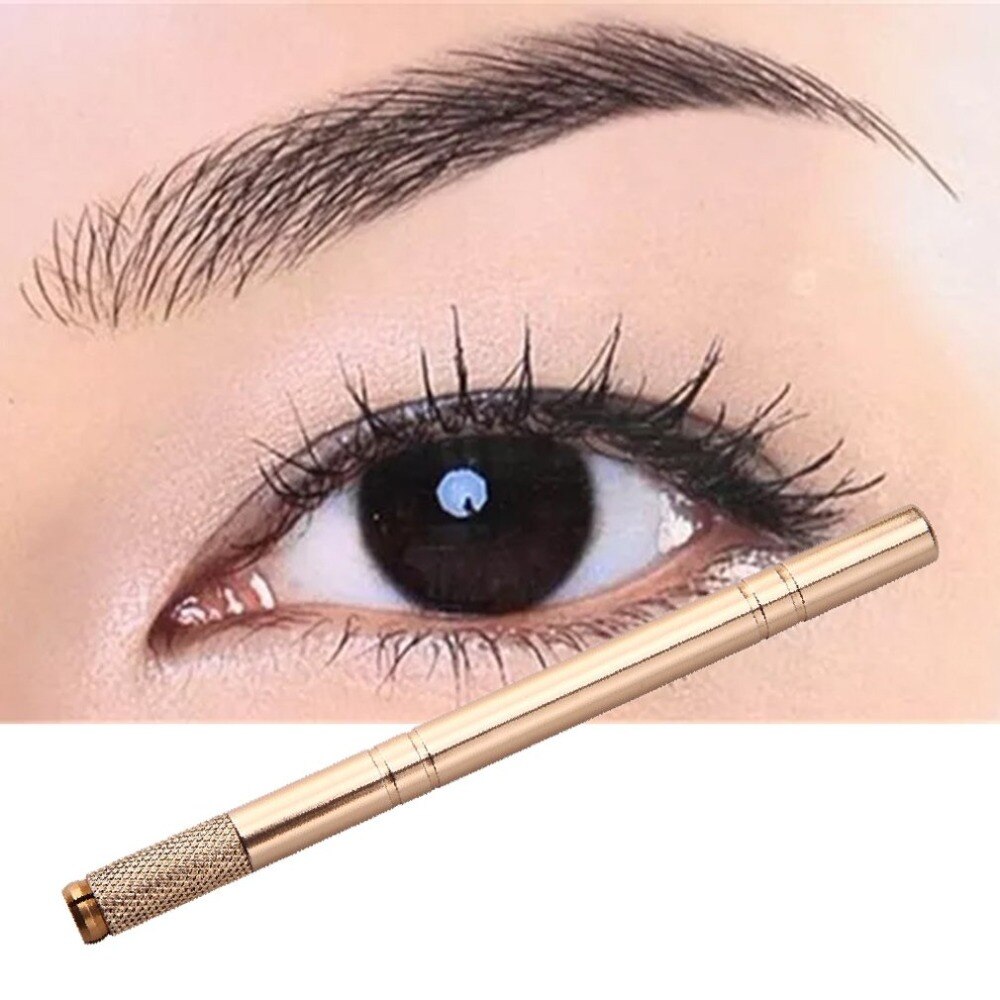 Permanent Eyebrow Tattoo Pen Embroidered Eyebrow Makeup Tattooing Machine Microblading Pen Makeup Supplies - ebowsos