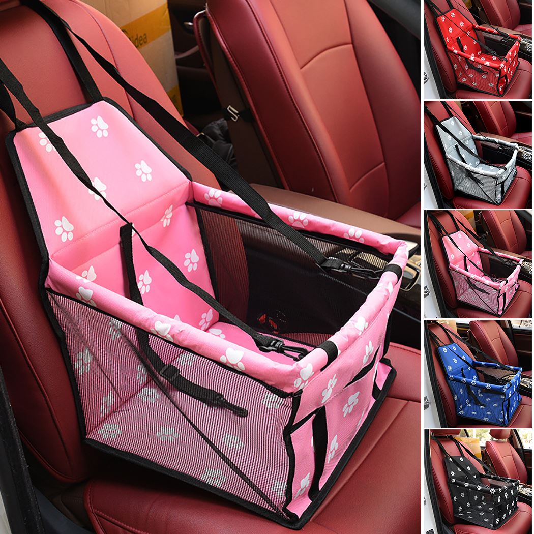 Pet Car Seat Thicken Oxford Folding Portable Pet Booster Seat Dog Car Seat Reinforcement Version Pet Supplies-ebowsos