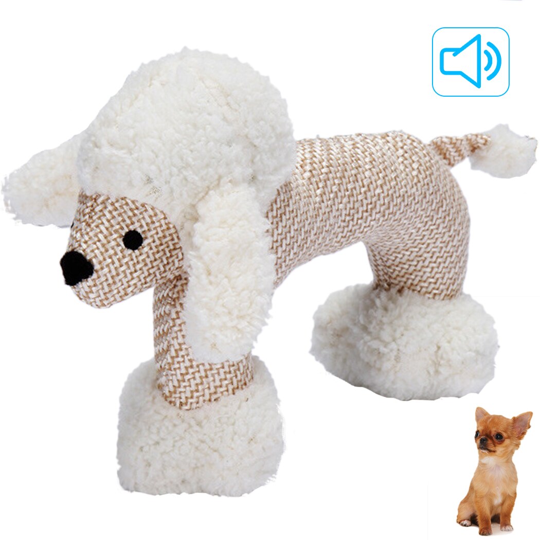 Pet Interactive Toy Dog Squeaky Toy Interactive Bite Resistant Plush Toy Dog Chew Pet Toy Supplies For Dogs Cats High Quality-ebowsos