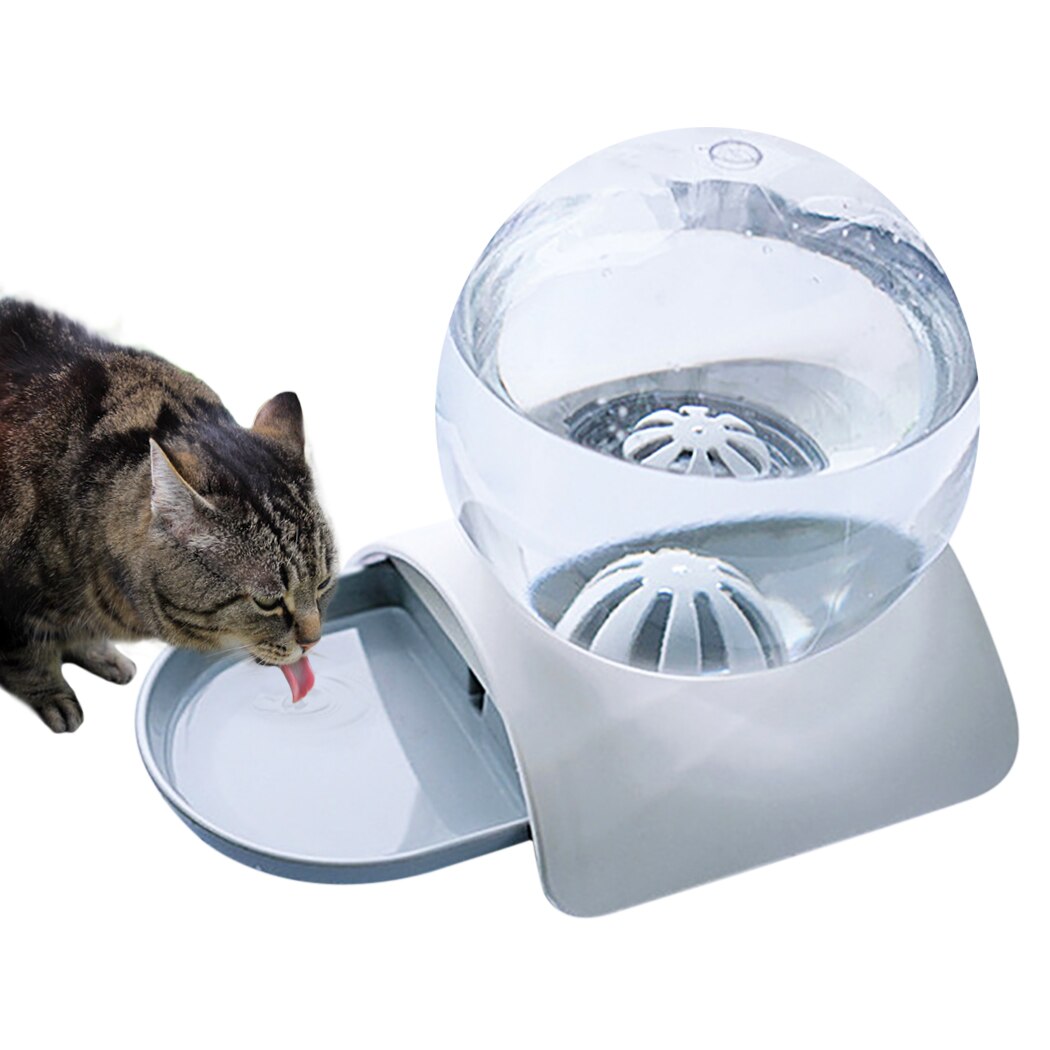 Pet Water Feeder Safety Plastic Automatic Large Capacity Cat Water Dispenser Dog Waterer Pet Water Feeder Pet Feeding Supplies-ebowsos