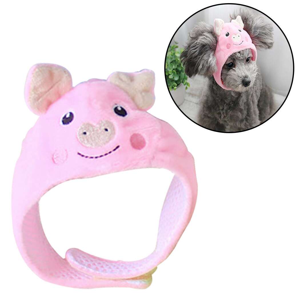 Pig Year Pet Dog Headband Lovely Adjustable Decorative Pet Headband Pet Costume Decoration Supplies-ebowsos