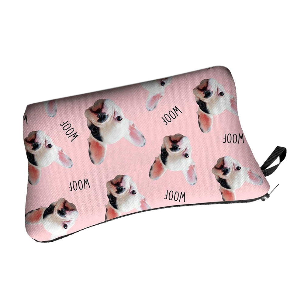 Pink Dog Wash bag Travel Bag  Bag Cosmetic Bag - ebowsos