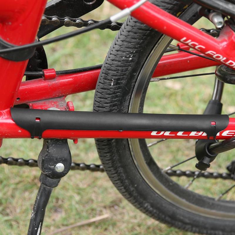 Plastic Bicycle Chain Protection Chain Stay Guard Cover Cycling Bike Frame Protector Rear Fork Guard Cover Pad-ebowsos