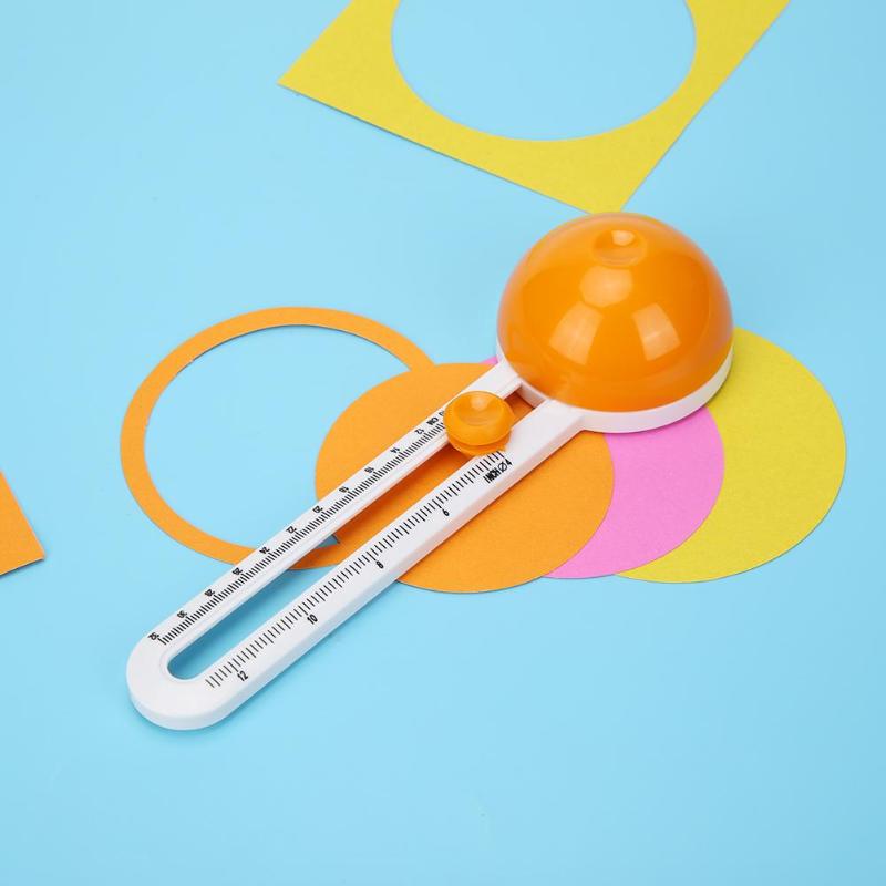 Plastic Circle Cutter Round Cutting Knife Model Patchwork Compass Circle Cutter Circular Paper Scrapbooking Cards Cutters - ebowsos