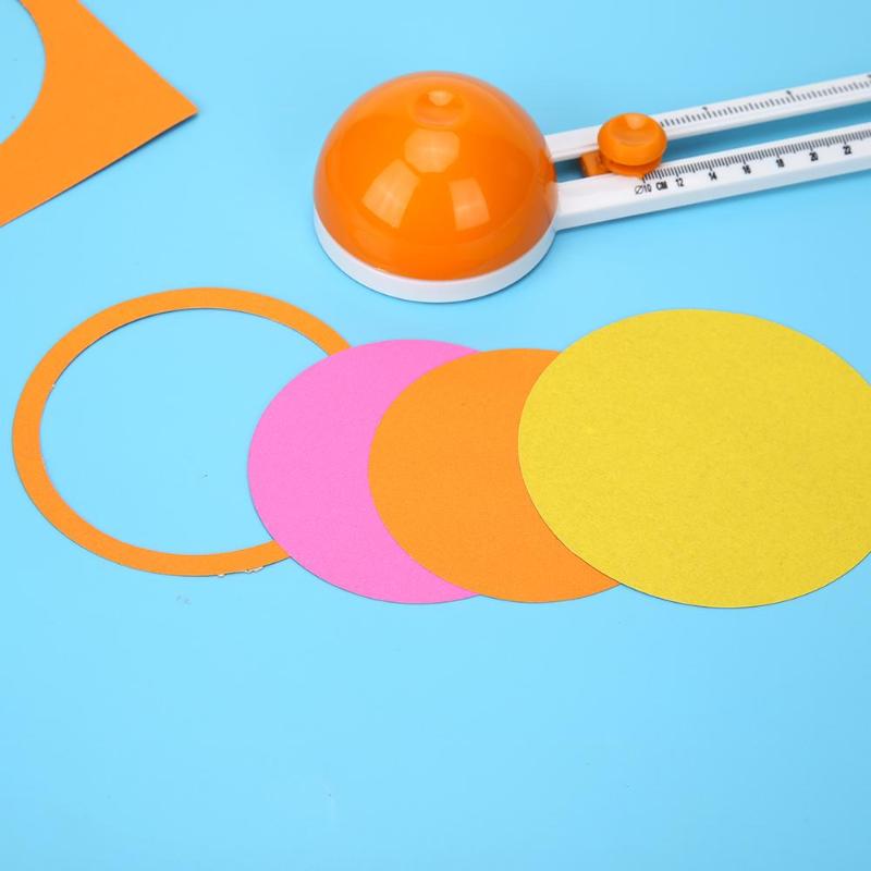 Plastic Circle Cutter Round Cutting Knife Model Patchwork Compass Circle Cutter Circular Paper Scrapbooking Cards Cutters - ebowsos