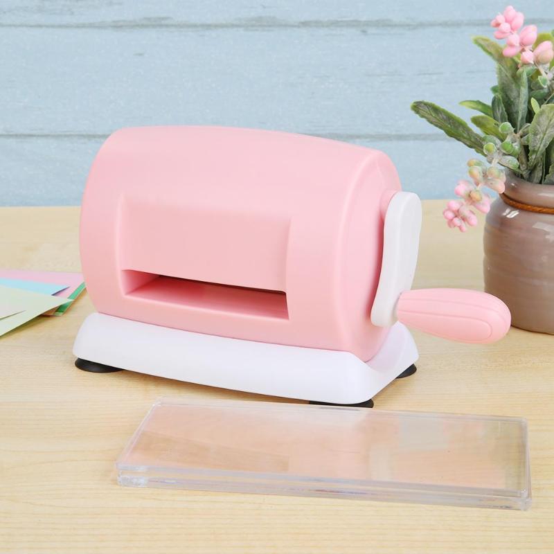 Plastic Portable Paper Die Cutting Embossing Machine DIY Scrapbook Cutter Tool Necessary Household Paper Cutting Supplies - ebowsos