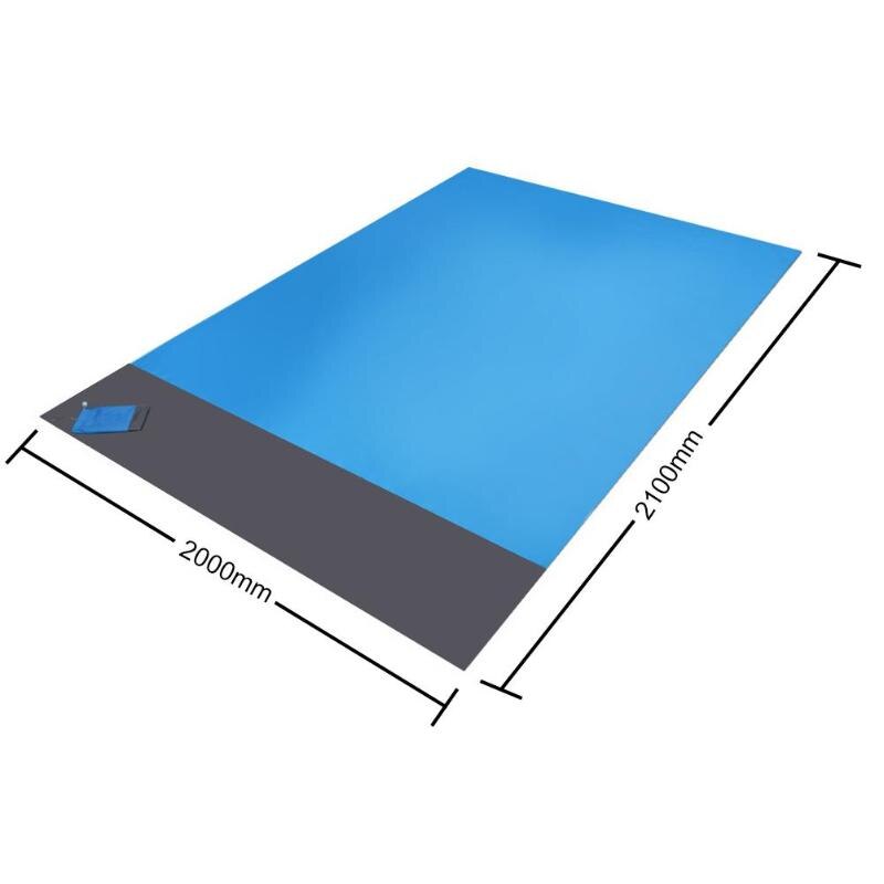 Pocket Waterproof Beach Picnic Mat Blanket Outdoor Portable Foldable Portable Resistance to Dirt Super Soft Ground Bedding Cover-ebowsos