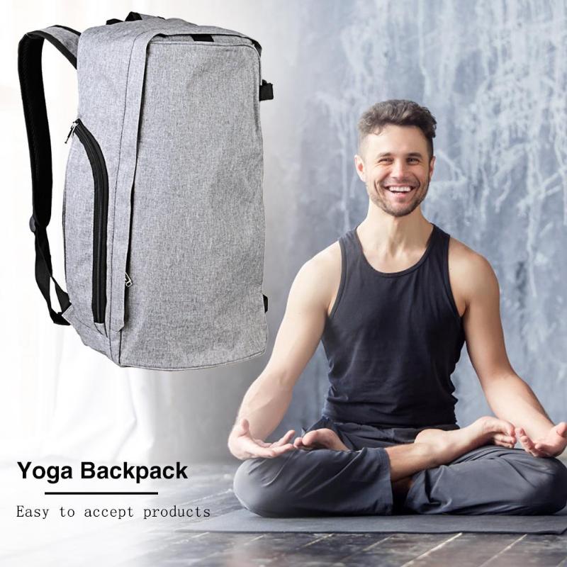 Polyester Large Capacity Portable Fitness Sports Backpack Yoga Mats Bag-ebowsos