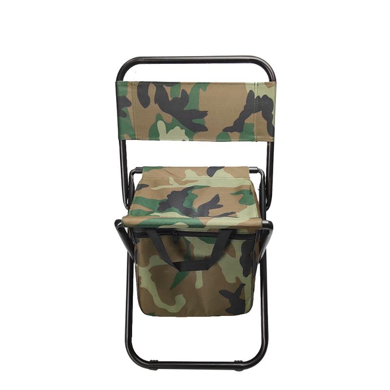 Portable Backpack Stool Folding Backrest Chair Environmental Protection and Durability with Bag Camo for Outdoor Fishing-ebowsos