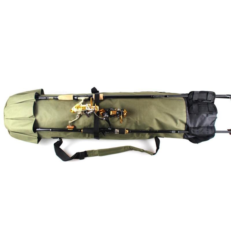 Portable Fishing Bags Large Capacity Fishing Rod Tackle Carry Storage Case-ebowsos