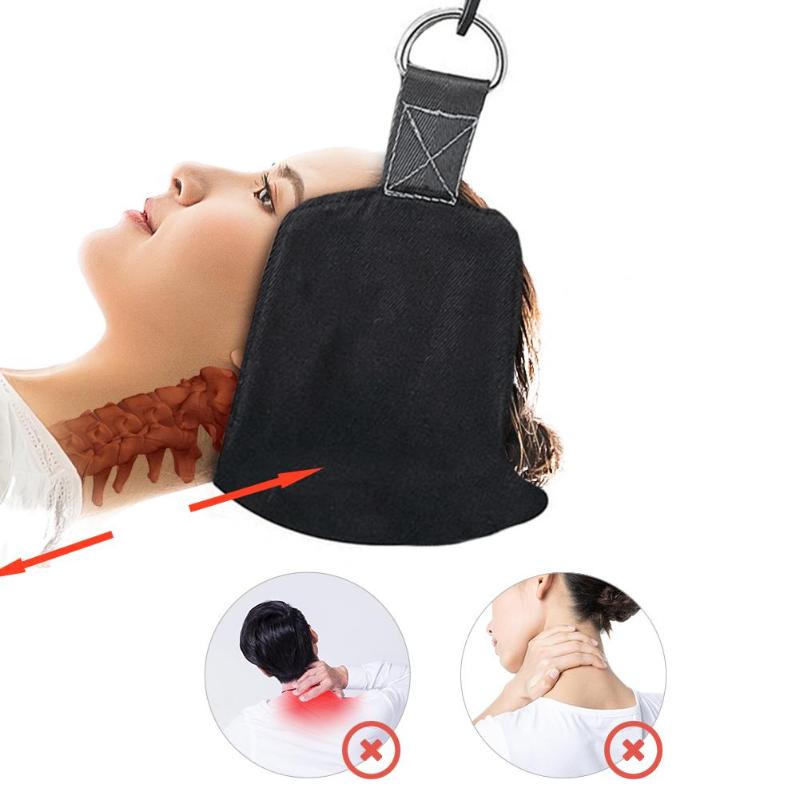 Portable Head Neck Traction Massage Anti Fatigue Neck Traction Massage Pain Relief Neck Cervical Stretcher Traction Device-ebowsos