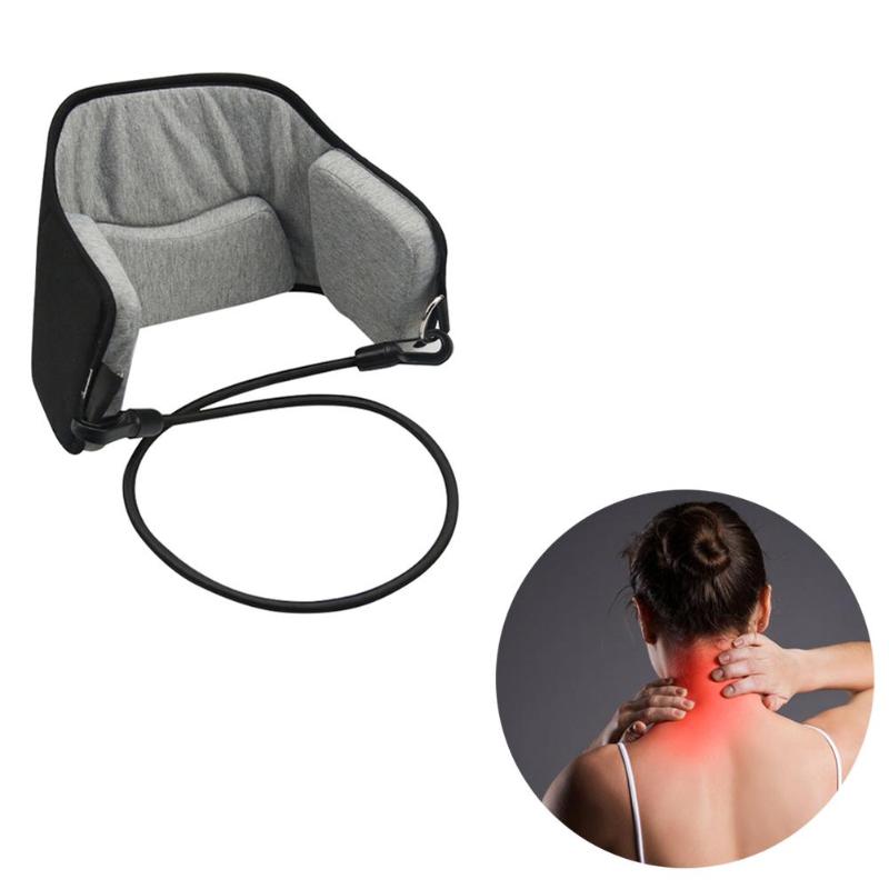 Portable Head Neck Traction Massage Anti Fatigue Neck Traction Massage Pain Relief Neck Cervical Stretcher Traction Device-ebowsos