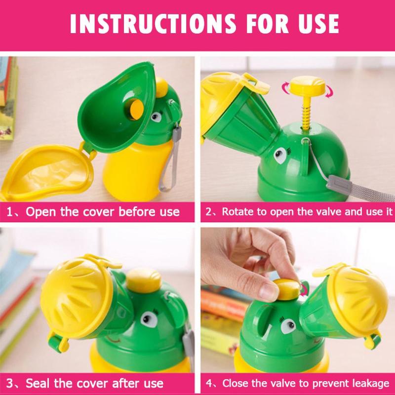 Portable Kids Girl Boy Car Toilet Potty Infant Baby Vehicular Travel Urinal - ebowsos