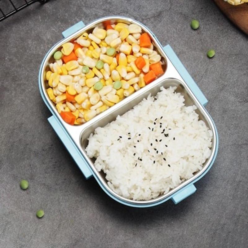 Portable Lunch Box For Kids School 304 Stainless Steel Lunch Box Kitchen Leak-proof Bento Food Container Food Box Dropshipping - ebowsos