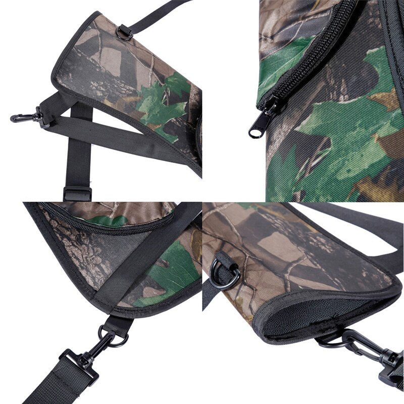 Portable Outdoor Hunt Back Arrow Quiver Archery Bow Arrow Holder Bag Durable Arrow Bow Waist Bag Target Hunting Accessory-ebowsos