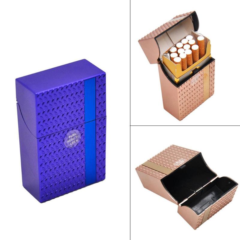 Portable Plastic Cigarette Case Large Capacity Cigar Tobacco Holder Box - ebowsos