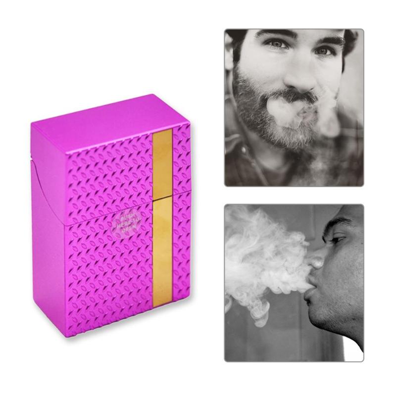 Portable Plastic Cigarette Case Large Capacity Cigar Tobacco Holder Box - ebowsos