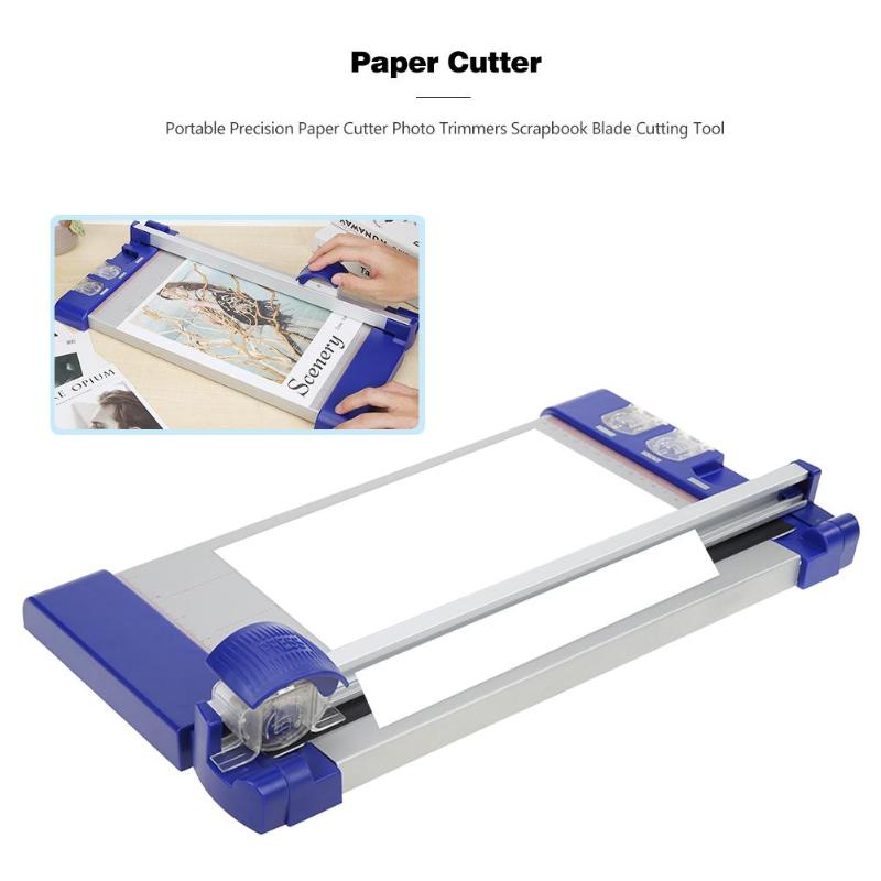 Portable Precision Paper Cutter Photo Scrapbooking Cutting Office Paper Trimmer Necessary Household Cutting Paper Cloth Gadgets - ebowsos