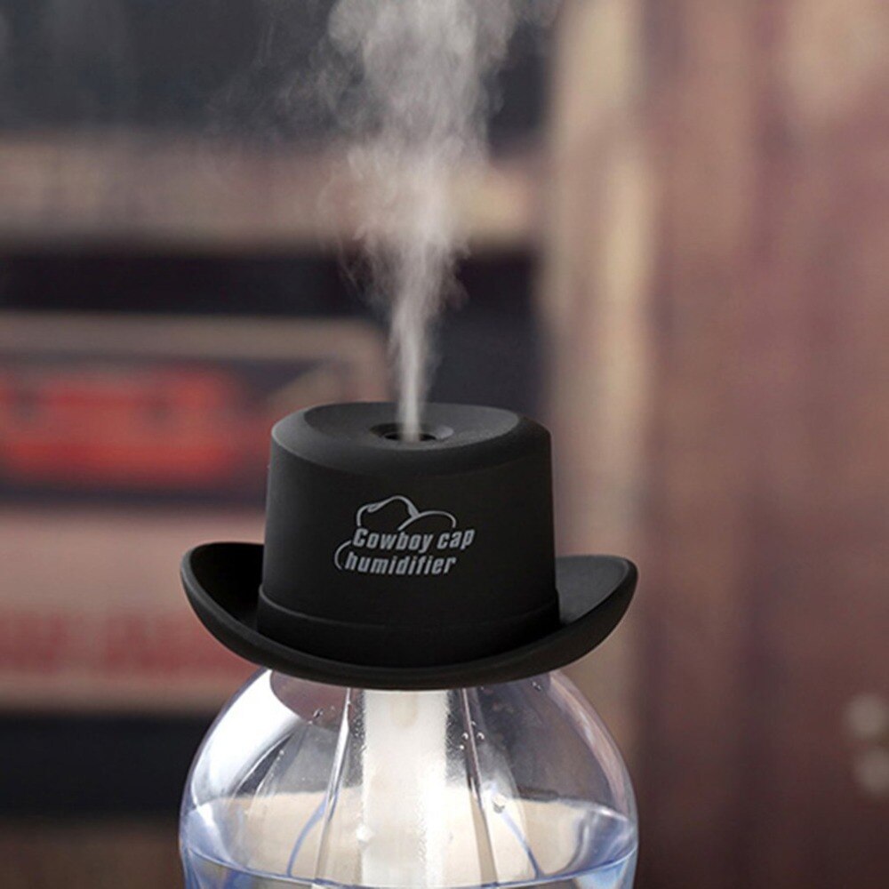 Portable Size USB Cowboy Hat shaped Humidifier New design Air Humidifier Aromatherapy Mist Maker Beauty Instrument - ebowsos