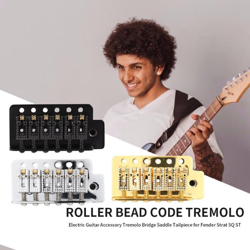 Practical Electric Guitar Excellent Quality Invariant Accessory Tremolo Bridge Saddle Tailpiece for Fender Strat SQ ST-ebowsos