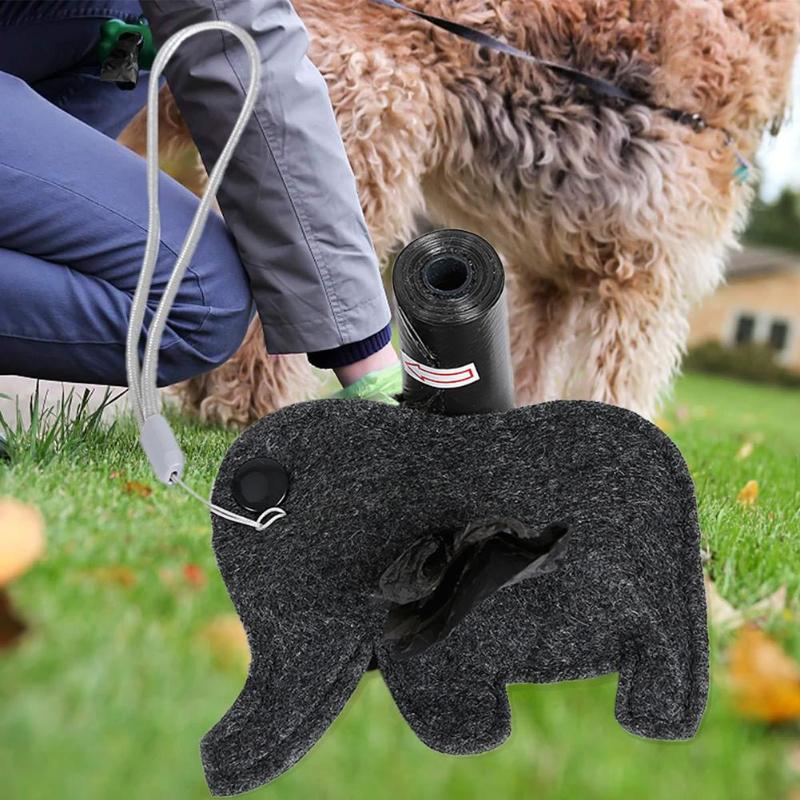 Practical Portable Security Non-toxic Degradable Pet Poop Garbage Bag Cute Animal Shape Hold Degradable Products Outdoor - ebowsos