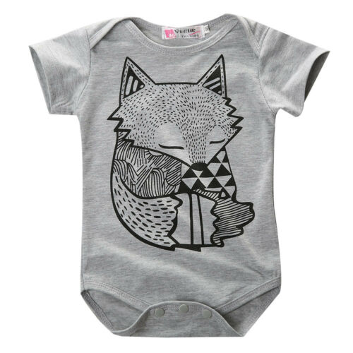 Printed new born baby girl clothing children toddlers rompers baby boy romper newborn baby clothes Cute Real Photo - ebowsos