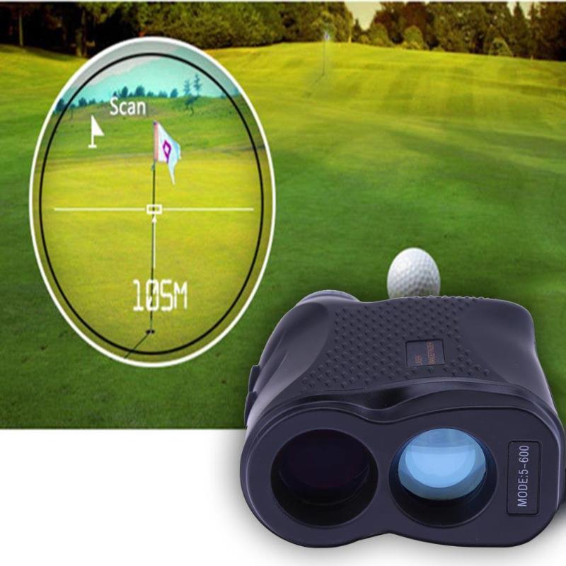 Professional 600M Monocular Telescope Laser Rangefinder Telescope for Golf Hunting Range Finder Measure Distance Speed Meter - ebowsos