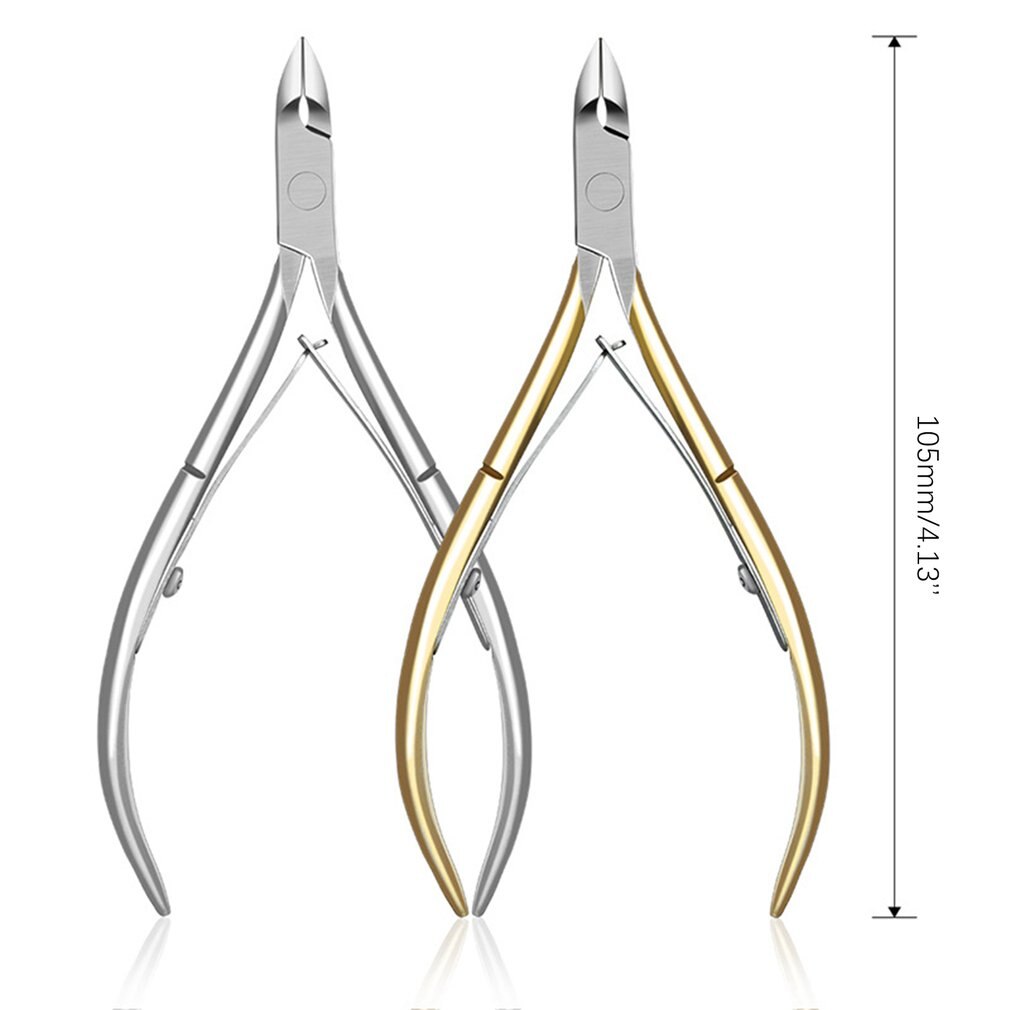 Professional Fingernail Trimmer Toenail Cuticle Nipper Stainless Steel Nail Clipper Cuticle Scissor Manicure Tool - ebowsos