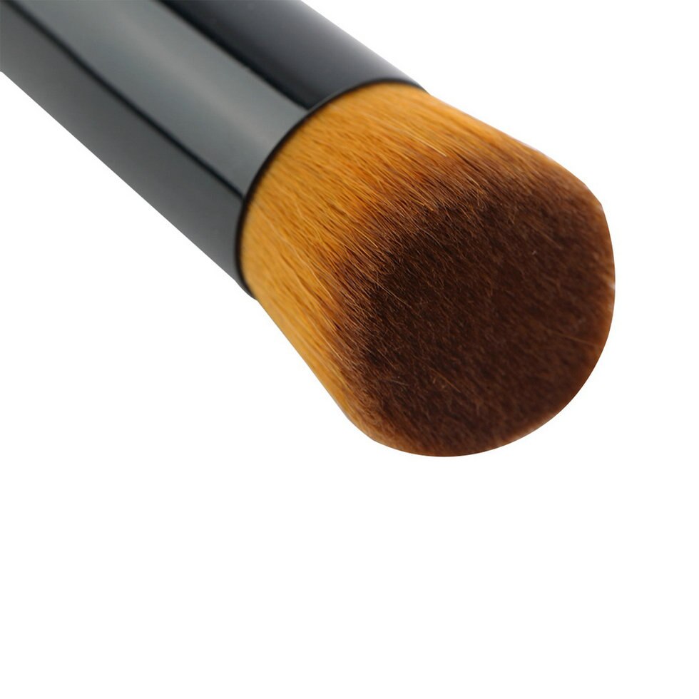 Professional Makeup Brushes Soft Fiber Angled Flat Top Foundation Powder Concealer Blush Brush Cosmetic Tool Accessories - ebowsos