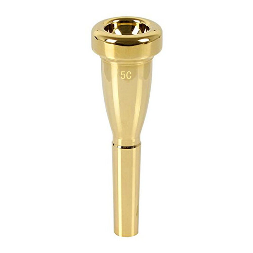 Professional Music Trumpet Silver Gold Meg 5C Size Metal Trumpet Mouthpiece For High Register And Also C Trumpet Accessaries-ebowsos