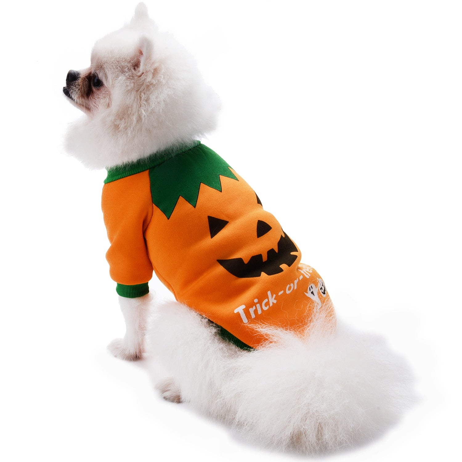 Pure Cotton Pet Costume Novelty Pumpkin Pet Apparel Cat Dog Costume Dog Sweatshirt For Halloween Party Cosplay Dropshipping-ebowsos