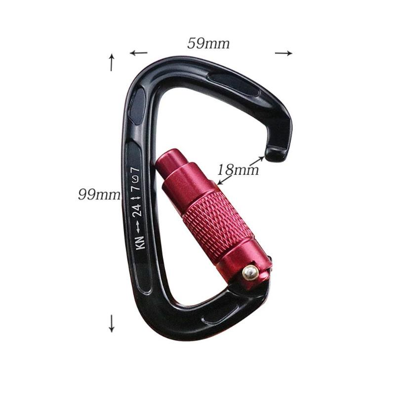 Quickdraws 24KN Carabiner Buckle Aviation Aluminum Hook Outdoor Special Purpose Practical Economy Outdoor Survival Tools-ebowsos