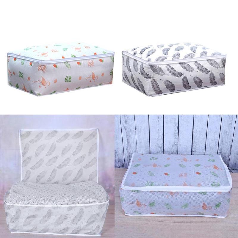 Quilt Storage Bag Home Clothes Quilt Pillow Blanket Household Quilt Moisture-proof Storage Bag Large Luggage Organizer Bags - ebowsos