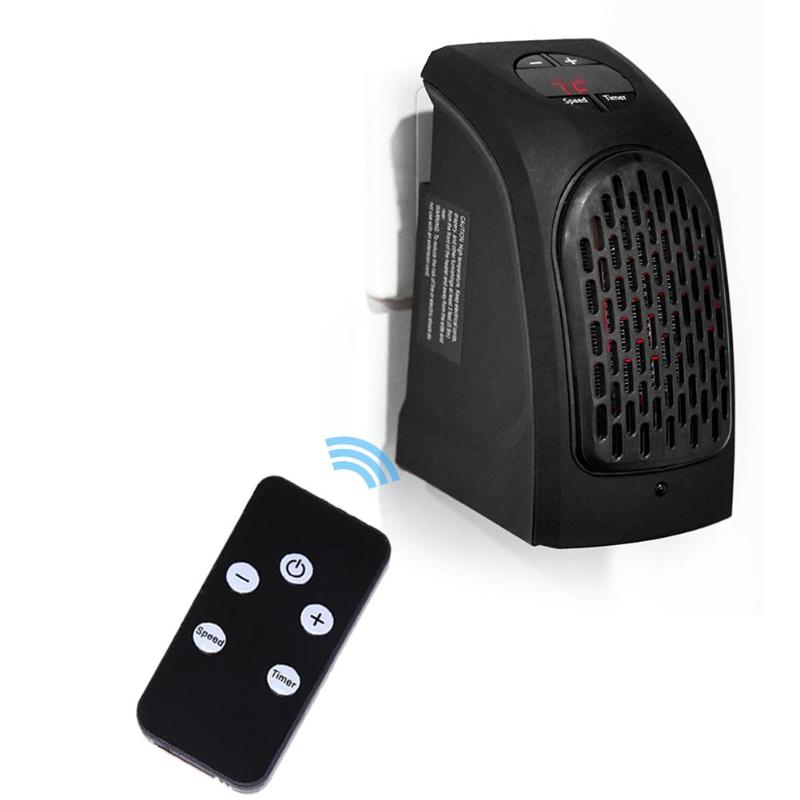 Remote Control 400W Electric Heater Wall Warmer Heating Fan Wall Handy Heating Stove Radiator Warmer Machine for Winter Hot - ebowsos