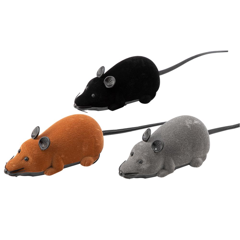 Remote Control Cat Kitten Pet Play Toy Cute Mouse Funny Rat Playing Toys Toy For Cats Dogs Remote Control Rat Funny Toy-ebowsos