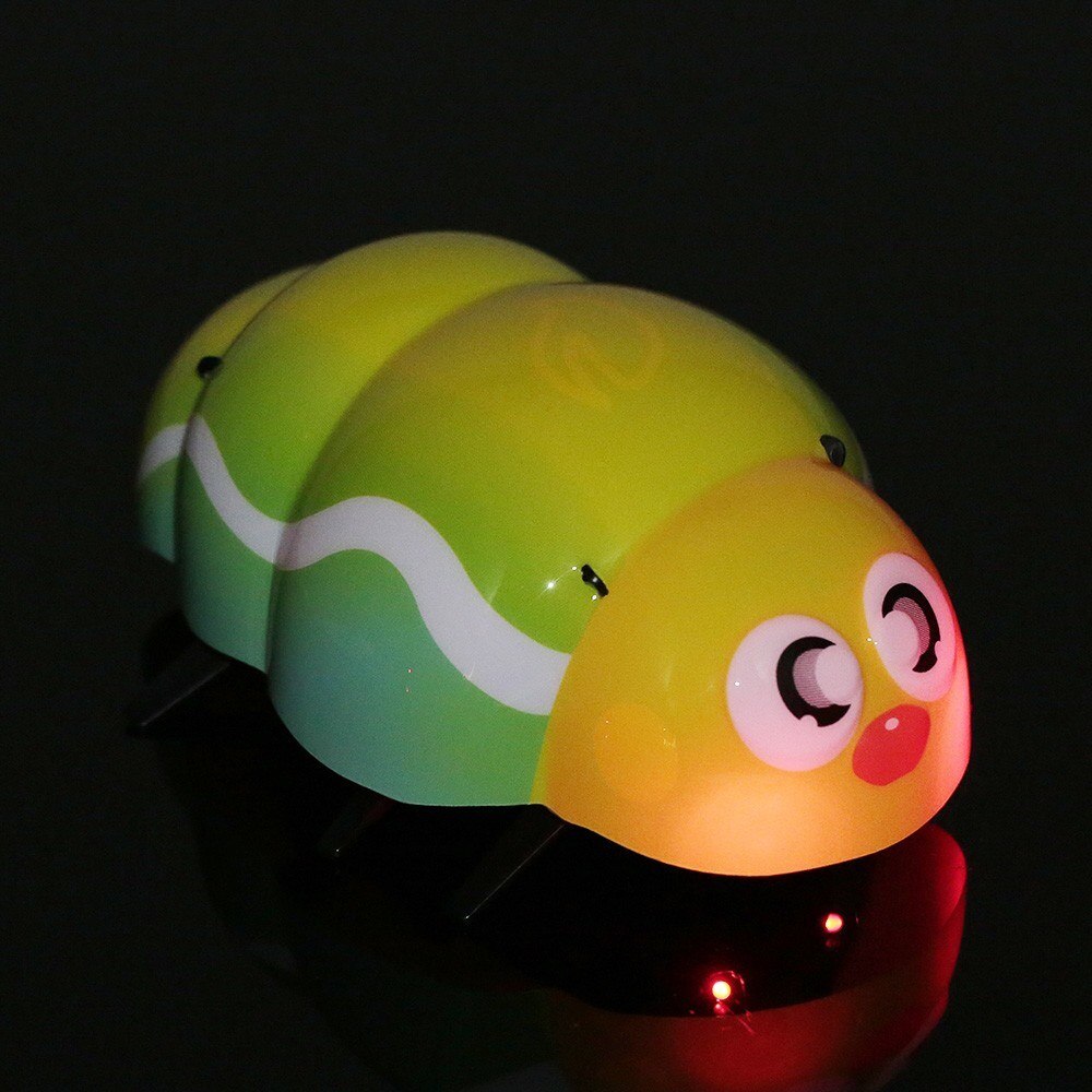 Remote Control Insect Toy Luminous Robot Electronic Digital Insects Pet RC Beetle Bug Animals Toys For Kids Children Adults-ebowsos