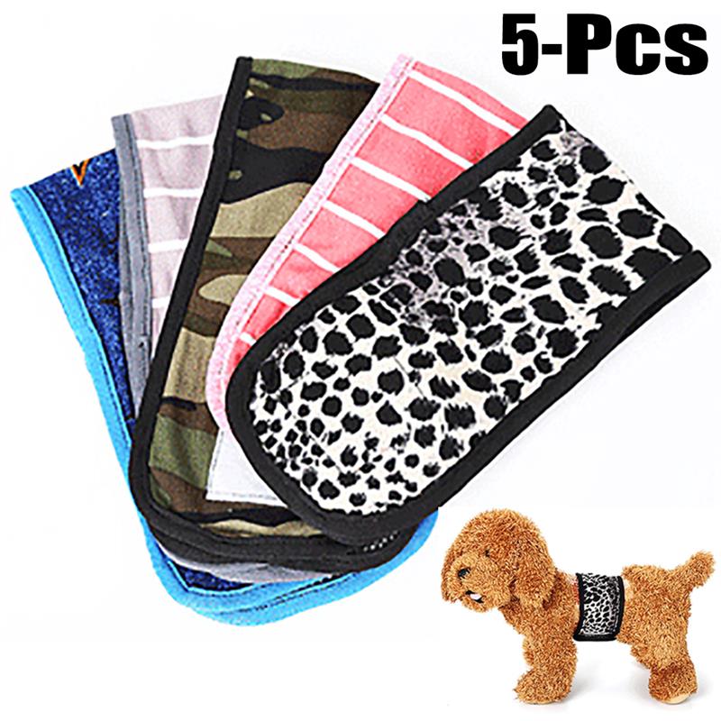 Reusable Pet Diapers Ultra Protection Cotton Dog Belly Bands Dog Wraps Dog Diapers for Small Medium Large Dogs-ebowsos