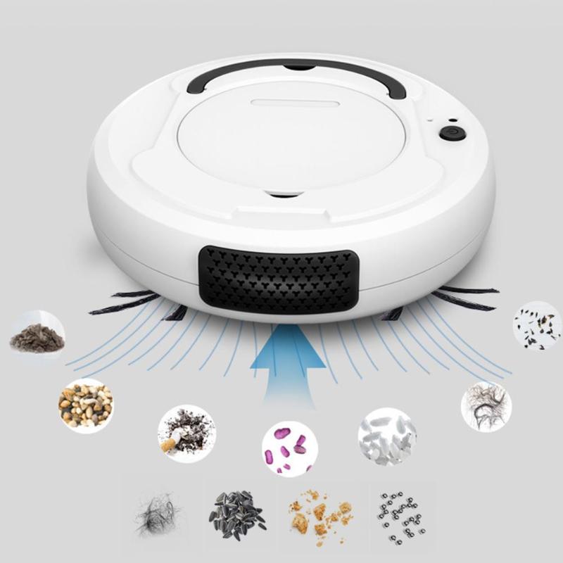 Robot Vacuum Cleaner Dust Sweeping Wet Mopping for Pet hair Powerful suction Automatic Recharge Robot Vacuum Cleaning Mop Hot - ebowsos